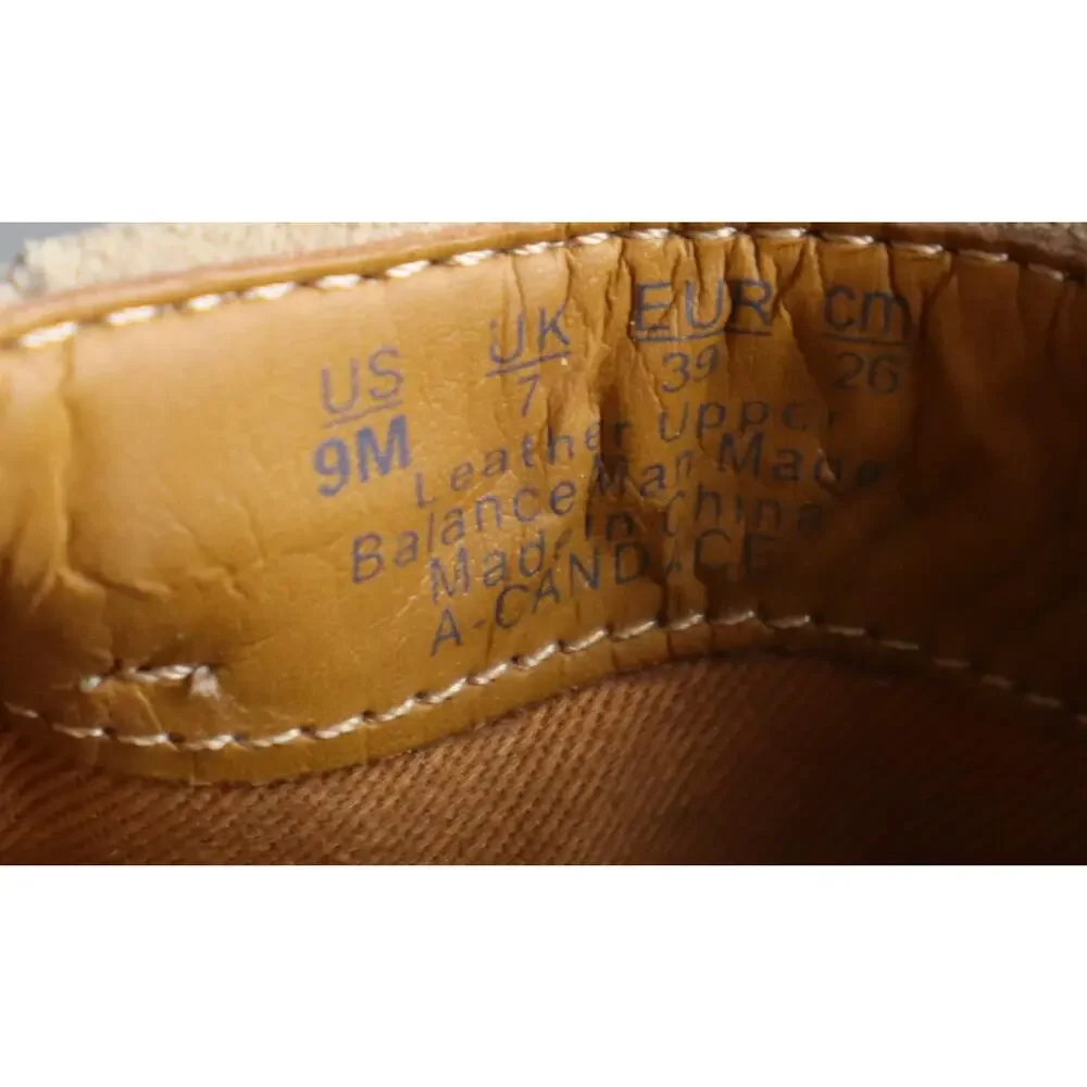 Franco Sarto Tan Suede Fringe Silver Wedge Espadrille Platform Candace Sandal 9M